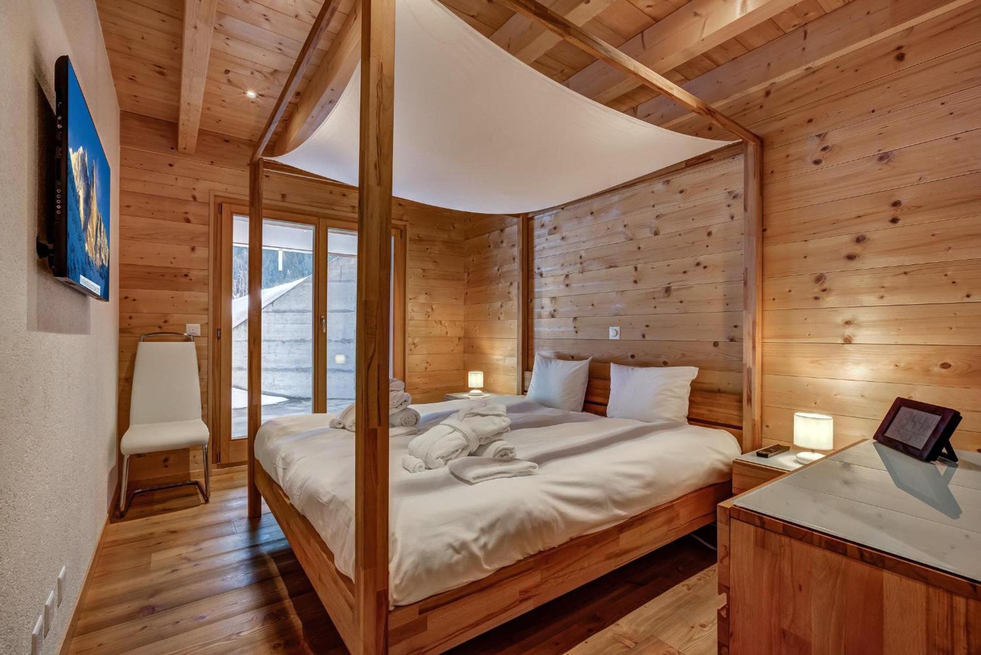 Chalet Flocon De Neige - Jacuzzi - Sauna La Tzoumaz Exterior foto